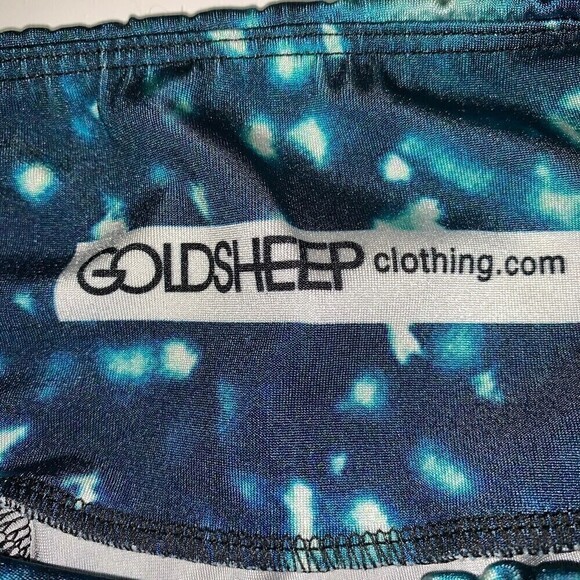 GOLD sheep‎ Womens Leggings Size Medium - Picture 2 of 6